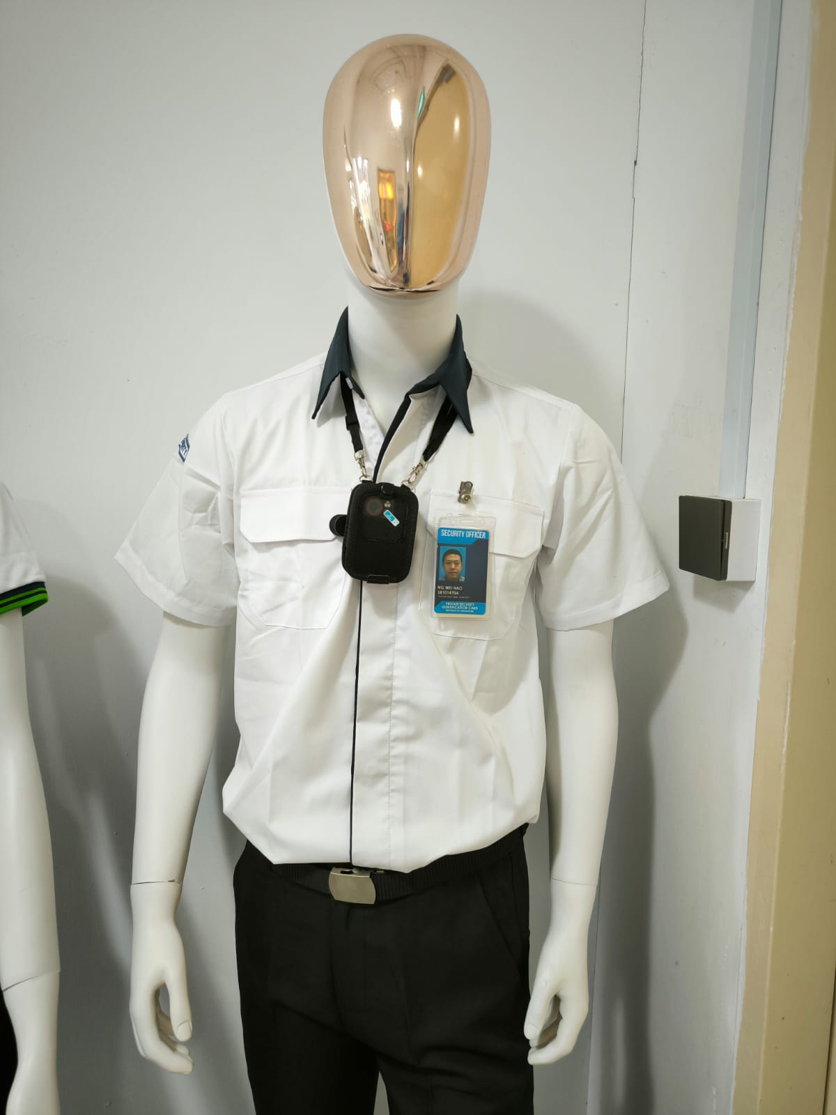 Body-worn Camera (BWC) Casing with 360 rotation clip and lanyard